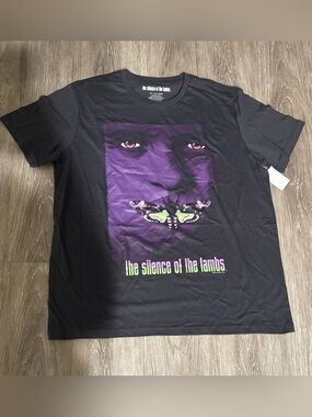 The Silence of the Lambs Graphic Tee - Black/Purple